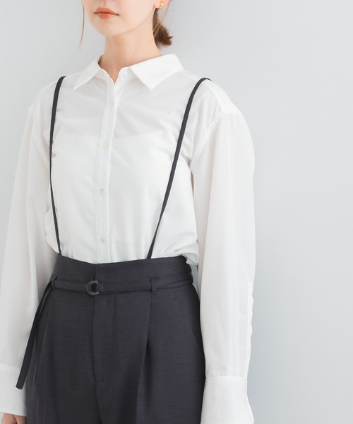 URBAN RESEARCH ROSSO WOMEN（アーバンリサーチ　ロッソ）の「マルチWAYリネンライクワイドパンツ（その他パンツ・レディース・ベージュ系その他/グリーン/チャコールグレー・36/38）」の21枚目の写真