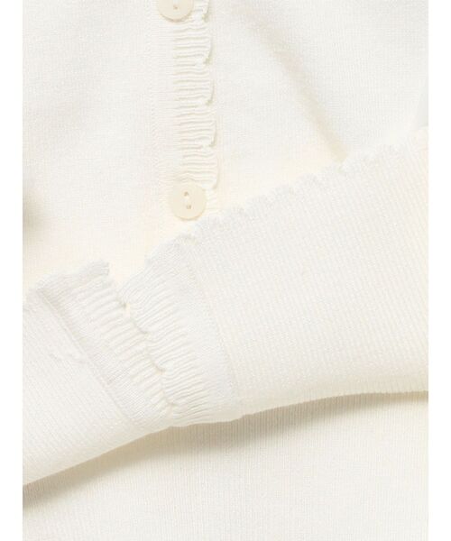 CALNAMUR(カルナムール)の「チュールラッフル2WAYプルオーバー(ニット/セーター・レディース・ブラック/ライトブルー/ホワイト・FREE)」の22枚目の写真