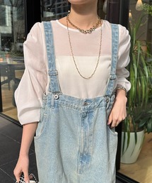 【WEB限定】 気流染めパワショルブラウス