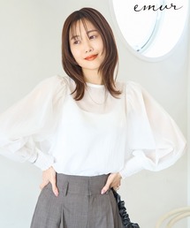 ROPE' PICNIC | 【emur/エミュール】ボリュームスリーブシアーブルゾン(シャツ/ブラウス)