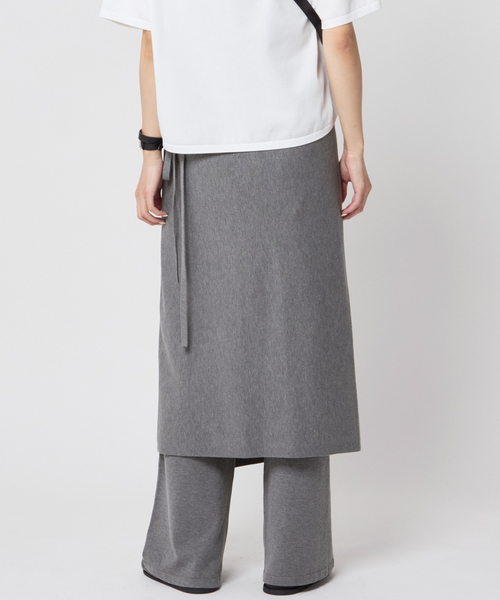 AP STUDIO（エーピーストゥディオ）の「ツインニットボトムス（スラックス・レディース・チャコールグレー・FREE/36/38）」の15枚目の写真