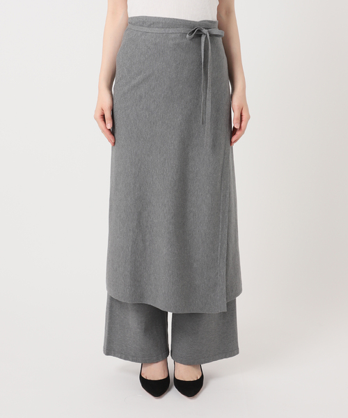 AP STUDIO（エーピーストゥディオ）の「ツインニットボトムス（スラックス・レディース・チャコールグレー・FREE/36/38）」の22枚目の写真