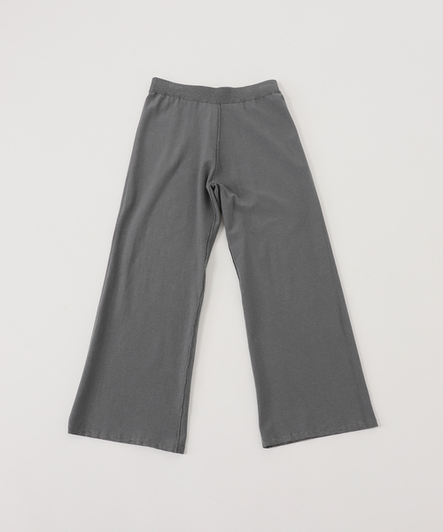 AP STUDIO（エーピーストゥディオ）の「ツインニットボトムス（スラックス・レディース・チャコールグレー・FREE/36/38）」の8枚目の写真
