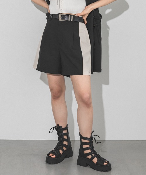 PAGEBOY（ページボーイ）の「サイドキリカエショートパンツ