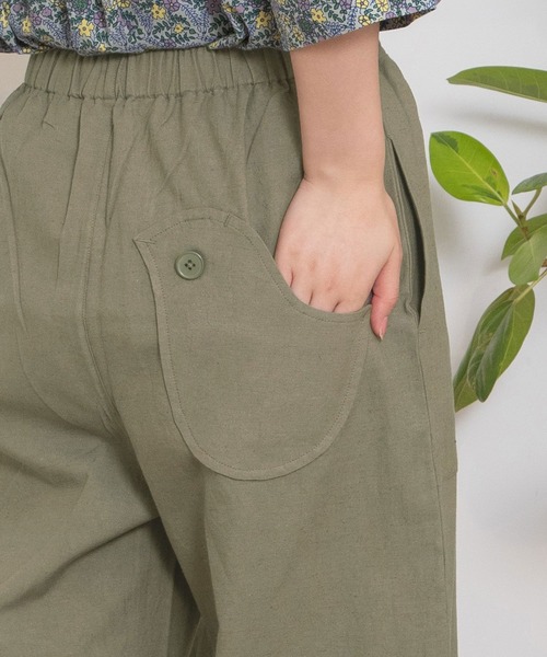 POU DOU DOU（プードゥドゥ）の「＜made in INDIA＞normes とりポケットワイドパンツ（その他パンツ・レディース・カーキ/ブラック/ネイビー/キナリ・3）」の17枚目の写真