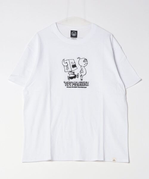 TOY MACHINE(トイ マシーン)の「【ムラサキスポーツ限定】TOY MACHINE/トイマシーン ビックシルエットTシャツ 刺繍 MTMSEST25(Tシャツ/カットソー・レディース・ブラック/ホワイト・M/L/XL)」の18枚目の写真