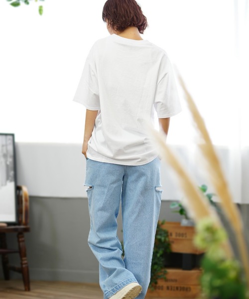TOY MACHINE(トイ マシーン)の「【ムラサキスポーツ限定】TOY MACHINE/トイマシーン ビックシルエットTシャツ 刺繍 MTMSEST25(Tシャツ/カットソー・レディース・ブラック/ホワイト・M/L/XL)」の9枚目の写真