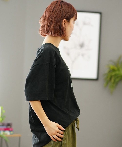 TOY MACHINE(トイ マシーン)の「【ムラサキスポーツ限定】TOY MACHINE/トイマシーン ビックシルエットTシャツ 刺繍 MTMSEST25(Tシャツ/カットソー・レディース・ブラック/ホワイト・M/L/XL)」の12枚目の写真