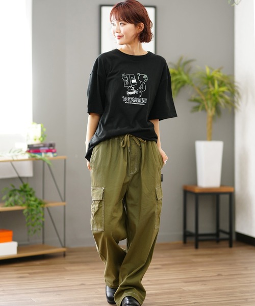 TOY MACHINE(トイ マシーン)の「【ムラサキスポーツ限定】TOY MACHINE/トイマシーン ビックシルエットTシャツ 刺繍 MTMSEST25(Tシャツ/カットソー・レディース・ブラック/ホワイト・M/L/XL)」の14枚目の写真