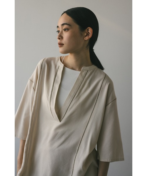 【極美品】＜STYLE MIXER＞スタイルミキサー　ラダーレースシャツ　白　F シャツ・ブラウス｜商品一覧｜STYLEMIXER（スタイルミキサー