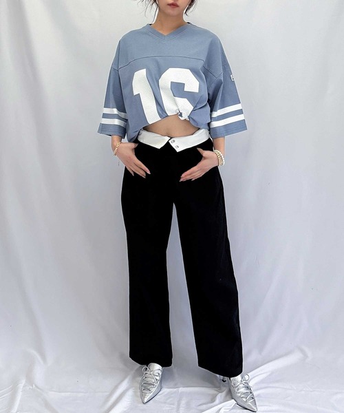 【セール】チノワイドパンツ（チノパンツ）｜ENVYM（アンビー）