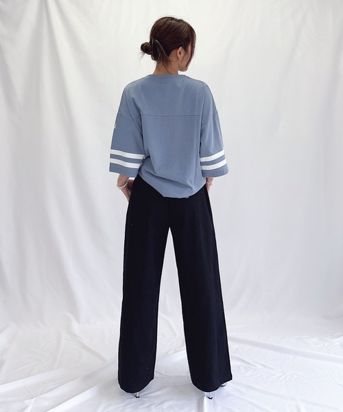 【セール】チノワイドパンツ（チノパンツ）｜ENVYM（アンビー）