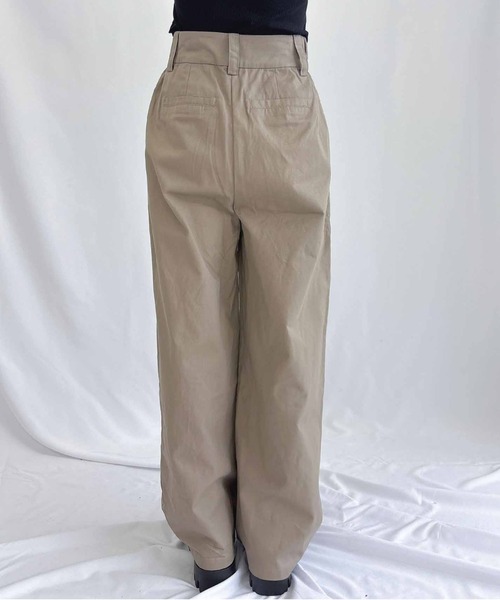 【セール】チノワイドパンツ（チノパンツ）｜ENVYM（アンビー）