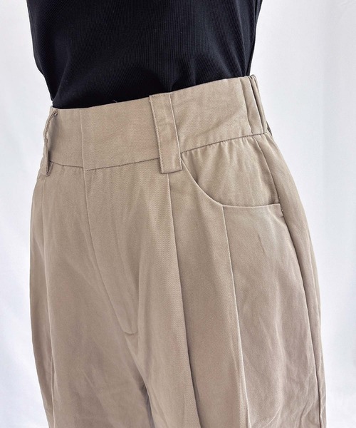 【セール】チノワイドパンツ（チノパンツ）｜ENVYM（アンビー）