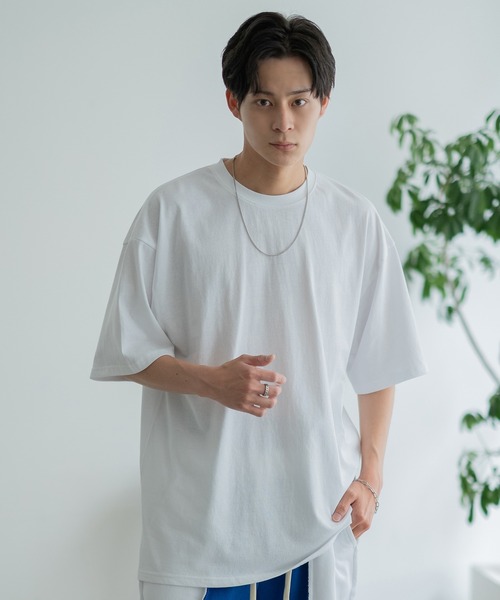 SIDEWAY STANCE(サイドウェイスタンス)の「【SIDEWAY STANCE】無地 半袖Tシャツ(Tシャツ/カットソー・メンズ・オートミール/パープル/ブラック/カーキ/ホワイト/ダークブルー/レッド/アッシュ・SMALL/MEDIUM/LARGE/X-LARGE)」の2枚目の写真
