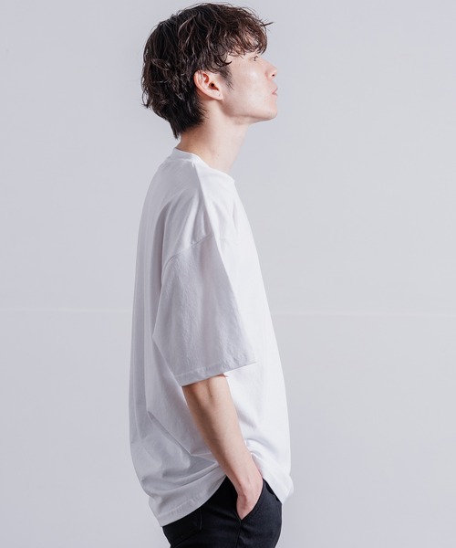 SIDEWAY STANCE(サイドウェイスタンス)の「【SIDEWAY STANCE】無地 半袖Tシャツ(Tシャツ/カットソー・メンズ・オートミール/パープル/ブラック/カーキ/ホワイト/ダークブルー/レッド/アッシュ・SMALL/MEDIUM/LARGE/X-LARGE)」の20枚目の写真