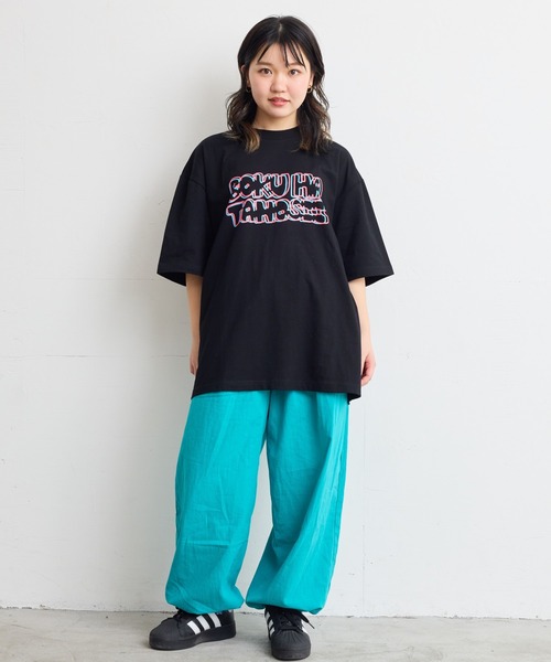 BOKU HA TANOSII(ボク ハ タノシイ)の「【BOKU HA TANOSII】別注陰陽Tシャツ/おとな(Tシャツ/カットソー・レディース・ホワイト/ブラック・170cm)」の6枚目の写真