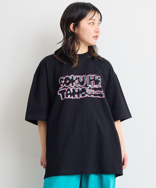 BOKU HA TANOSII(ボク ハ タノシイ)の「【BOKU HA TANOSII】別注陰陽Tシャツ/おとな(Tシャツ/カットソー・レディース・ホワイト/ブラック・170cm)」の10枚目の写真