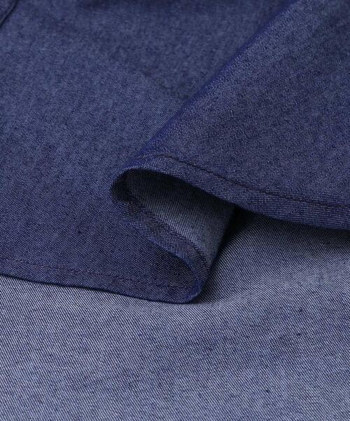 ITEMS URBANRESEARCH（アイテムズ アーバンリサーチ）の「TCインディゴ レギュラーカラー半袖シャツ（シャツ/ブラウス・メンズ・ライトブルー/ネイビー/ブルー・LARGE/MEDIUM）」の22枚目の写真
