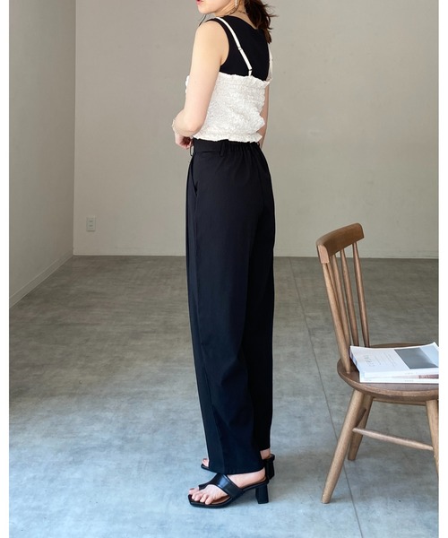 セール】ショート丈クロップドポップコーンジャガードフリルレース