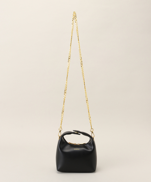 B.C STOCK(ベーセーストック)の「SINBONO/シンボノ Vienna Top Handle Crossbody Bag(ハンドバッグ・レディース・ブラック・FREE)」の9枚目の写真