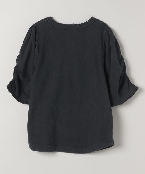 JEANASIS(ジーナシス)の「パワショルブリーチプルオーバーSS/137568(Tシャツ/カットソー・レディース・オフホワイト/ブラック/グレー・FREE)」の10枚目の写真