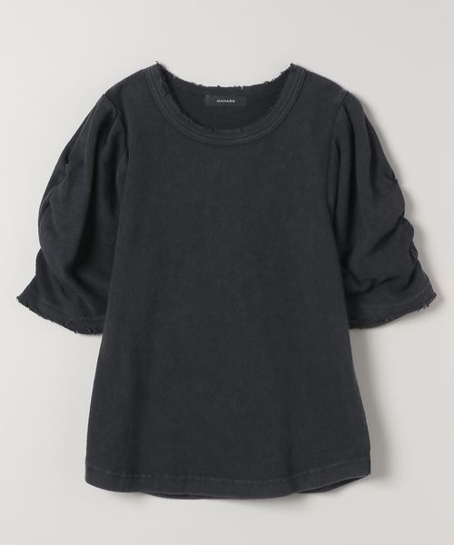 JEANASIS(ジーナシス)の「パワショルブリーチプルオーバーSS/137568(Tシャツ/カットソー・レディース・オフホワイト/ブラック/グレー・FREE)」の17枚目の写真