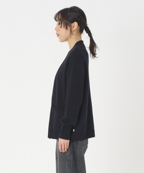 新品リーバイスLevi'sウールロングベストケープポンチョ黒フリンジカーディガン セール】Levi's/リーバイス BOYFRIEND ポケット カーディガン