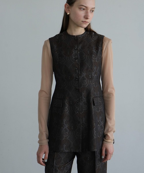 【新品】CLANE クラネ CONSTRUCTIVE LONG TOPS クラネ CLANE CONSTRUCTIVE LONG TOPS （IVORY） - ファッション