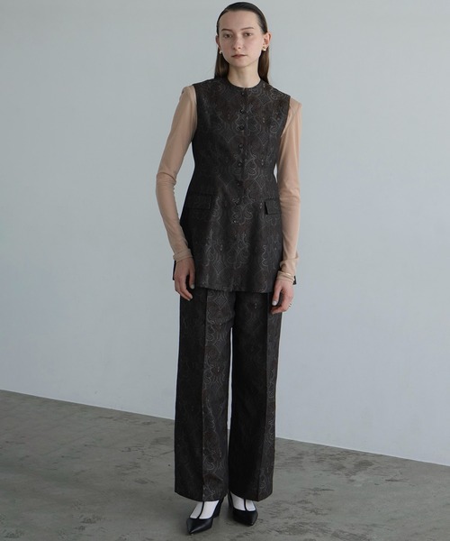 【新品】CLANE クラネ CONSTRUCTIVE LONG TOPS クラネ CLANE CONSTRUCTIVE LONG TOPS （IVORY） - ファッション