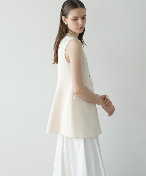 【新品】CLANE クラネ CONSTRUCTIVE LONG TOPS クラネ CLANE CONSTRUCTIVE LONG TOPS （IVORY） - ファッション通販