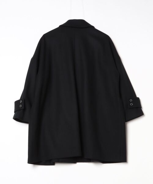 さかな( 'o' ∋ )))＜MACKINTOSH＞HUMBIE MACKINTOSH｜撥水 ハンビー ノーカラー メタルボタン コート “HUMBIE