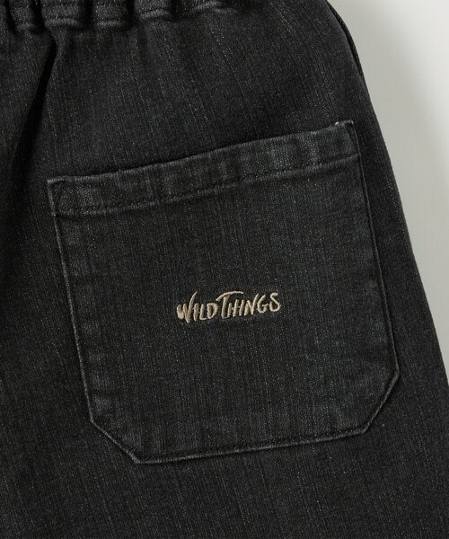 WILD THINGS（ワイルドシングス）の「【別注】＜WILD THINGS＞デニムバルーンパンツ / キッズ 140cm-160cm（デニムパンツ・キッズ・コバルトブルー/ブラック・M(140-150cm)/L(160cm)）」の8枚目の写真