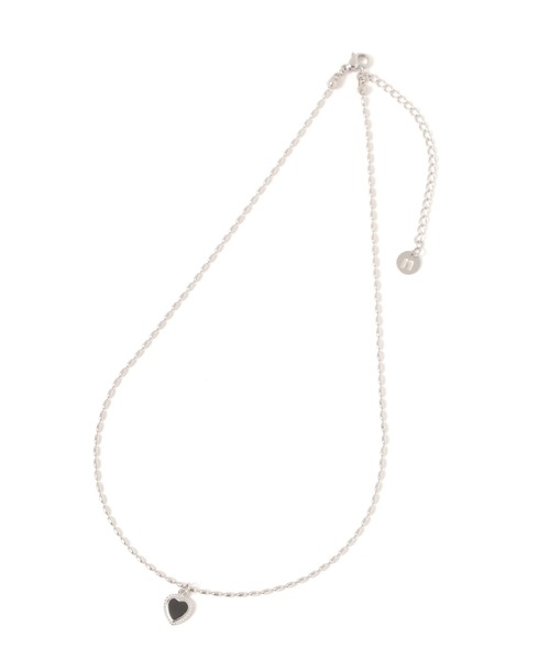 niko and...（ニコアンド）の「ステンレスミニハートトップネックレス（ネックレス・レディース・レッド/ブラック/ブルー・0）」の4枚目の写真