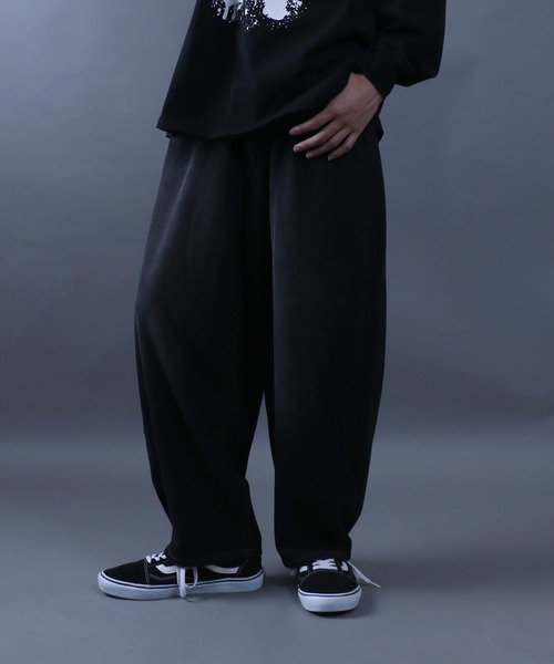 ANPAS（アンパス）の「Wide Tapered Color Denim Pants/ワイドテーパード カラーデニム パンツ ストリート スケーター（デニムパンツ・メンズ・パープル/ブラウン/グリーン/ブラック・M/L）」の7枚目の写真