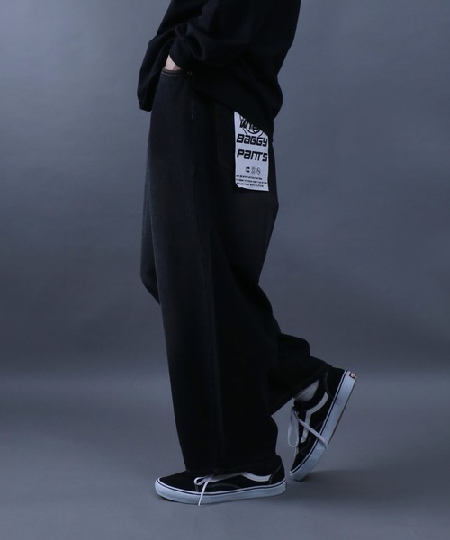 ANPAS（アンパス）の「Wide Tapered Color Denim Pants/ワイドテーパード カラーデニム パンツ ストリート スケーター（デニムパンツ・メンズ・パープル/ブラウン/グリーン/ブラック・M/L）」の9枚目の写真