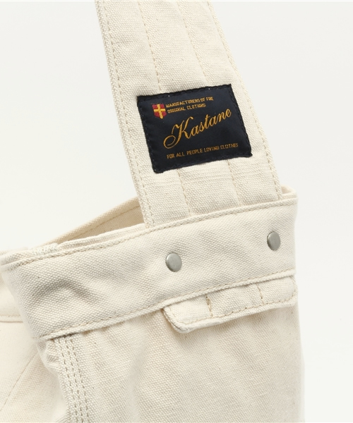 Kastane（カスタネ）の「キャンバスショルダーBAG（ショルダーバッグ・レディース・アイボリー・FREE）」の5枚目の写真