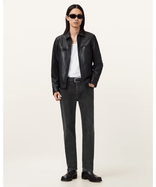 ALLSAINTS(オールセインツ)の「IGGY SLIM FIT STRETCH DENIM JEANS | IGGY スリム フィット ストレッチ デニム ジーンズ(デニムパンツ・メンズ・ブラック・33/30/32/30/31/30/30/30/28/30/34/30)」の1枚目の写真