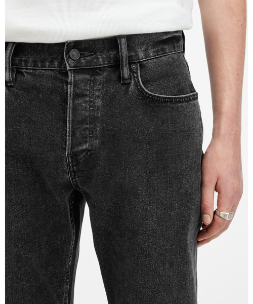 ALLSAINTS(オールセインツ)の「IGGY SLIM FIT STRETCH DENIM JEANS | IGGY スリム フィット ストレッチ デニム ジーンズ(デニムパンツ・メンズ・ブラック・33/30/32/30/31/30/30/30/28/30/34/30)」の4枚目の写真