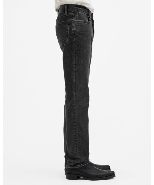ALLSAINTS(オールセインツ)の「IGGY SLIM FIT STRETCH DENIM JEANS | IGGY スリム フィット ストレッチ デニム ジーンズ(デニムパンツ・メンズ・ブラック・33/30/32/30/31/30/30/30/28/30/34/30)」の5枚目の写真