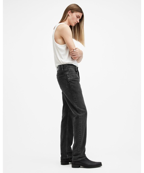 ALLSAINTS(オールセインツ)の「IGGY SLIM FIT STRETCH DENIM JEANS | IGGY スリム フィット ストレッチ デニム ジーンズ(デニムパンツ・メンズ・ブラック・33/30/32/30/31/30/30/30/28/30/34/30)」の6枚目の写真