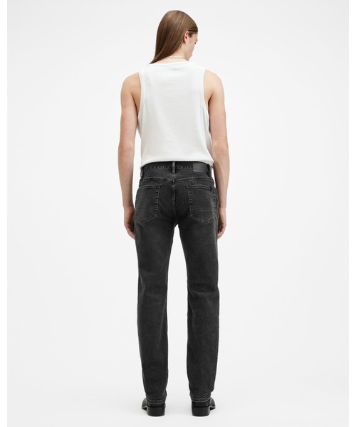 ALLSAINTS(オールセインツ)の「IGGY SLIM FIT STRETCH DENIM JEANS | IGGY スリム フィット ストレッチ デニム ジーンズ(デニムパンツ・メンズ・ブラック・33/30/32/30/31/30/30/30/28/30/34/30)」の8枚目の写真