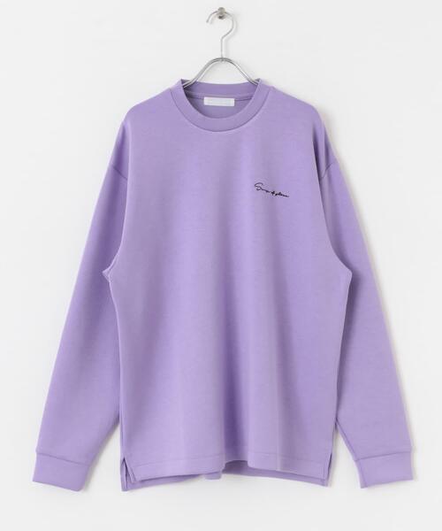 SENSE OF PLACE by URBAN RESEARCH（センスオブプレイスバイアーバンリサーチ）の「『ユニセックス』シシュウダンボールポンチロングスリーブ Tシャツ（Tシャツ/カットソー・メンズ・ブラック/ライトベージュ/グリーン系その他/ホワイト/グリーン・MEDIUM/LARGE）」の11枚目の写真