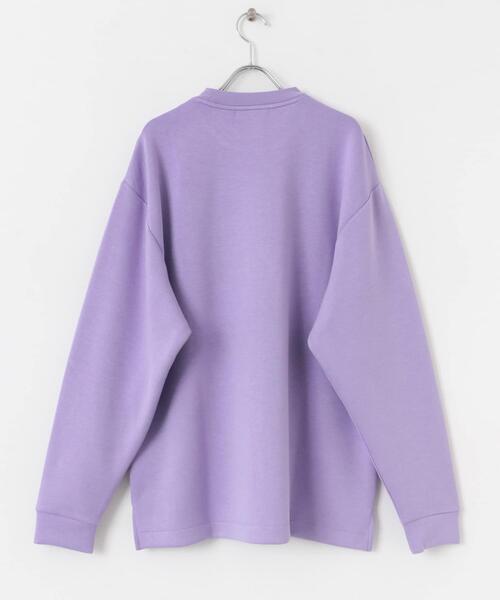 SENSE OF PLACE by URBAN RESEARCH（センスオブプレイスバイアーバンリサーチ）の「『ユニセックス』シシュウダンボールポンチロングスリーブ Tシャツ（Tシャツ/カットソー・メンズ・ブラック/ライトベージュ/グリーン系その他/ホワイト/グリーン・MEDIUM/LARGE）」の13枚目の写真