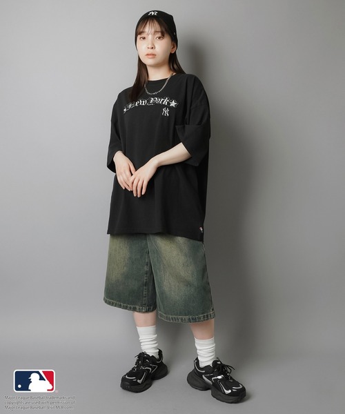 salsation ハーフパンツ ウォッシュドデニムハーフパンツ ヴィンテージライク/S,M,L 3