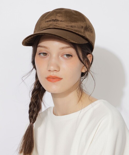 【セール】ミニマルロゴベロアキャップ（キャップ）｜CB CRESTBRIDGE（シービークレストブリッジ）