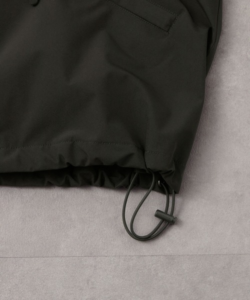 EMMA CLOTHES(エマクローズ)の「オーバーテックトラックブルゾン -ウォーターレペレント×ウィンドプルーフ-(ブルゾン・メンズ・ブラック/ライトグレー/ダークグレー・M/L)」の9枚目の写真