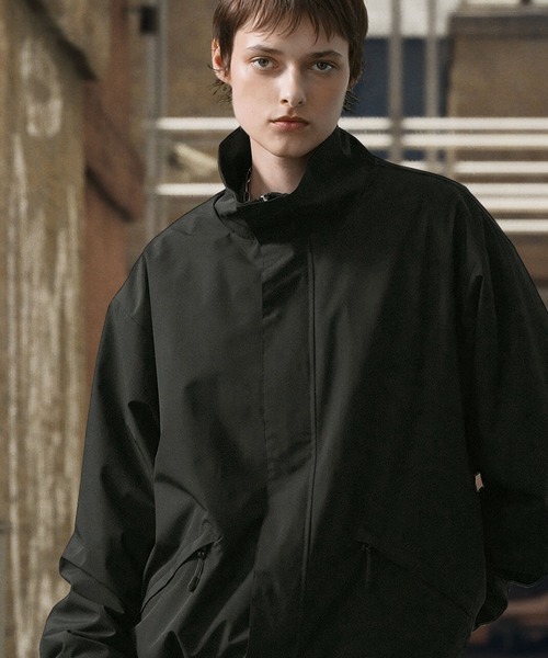 EMMA CLOTHES(エマクローズ)の「オーバーテックトラックブルゾン -ウォーターレペレント×ウィンドプルーフ-(ブルゾン・メンズ・ブラック/ライトグレー/ダークグレー・M/L)」の15枚目の写真