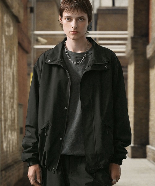 EMMA CLOTHES(エマクローズ)の「オーバーテックトラックブルゾン -ウォーターレペレント×ウィンドプルーフ-(ブルゾン・メンズ・ブラック/ライトグレー/ダークグレー・M/L)」の20枚目の写真