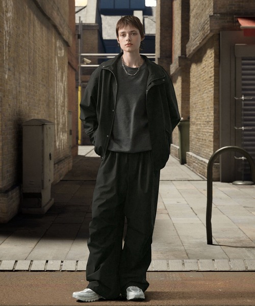 EMMA CLOTHES(エマクローズ)の「オーバーテックトラックブルゾン -ウォーターレペレント×ウィンドプルーフ-(ブルゾン・メンズ・ブラック/ライトグレー/ダークグレー・M/L)」の21枚目の写真